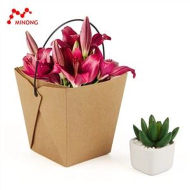 Caixas de flores kraft